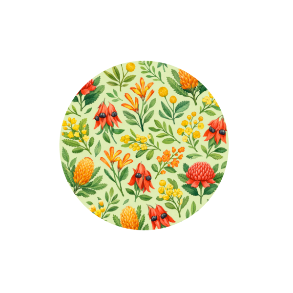 Bush Blooms Hug Patch compatible with Medtronic Guardian 4 CGM by Stick By Me